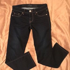 EXPRESS Stella cropped jean leggings 4 R low rise